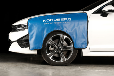 Накидка на крыло 110х65 с магнитом и подкладкой, с лого nordberg nn1