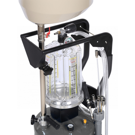 Установка для сбора масла пневматическая, 80 л, серая (ст.арт.2380) 2380g