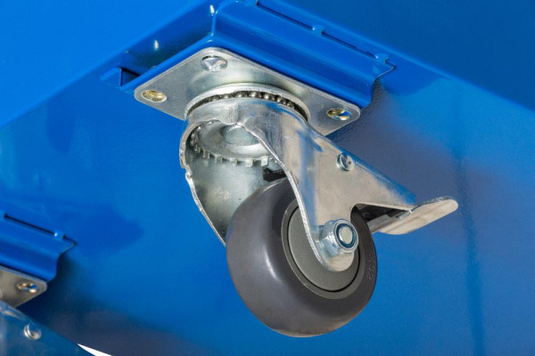 Тележка инструментальная, 3 полки, синяя t1(b)