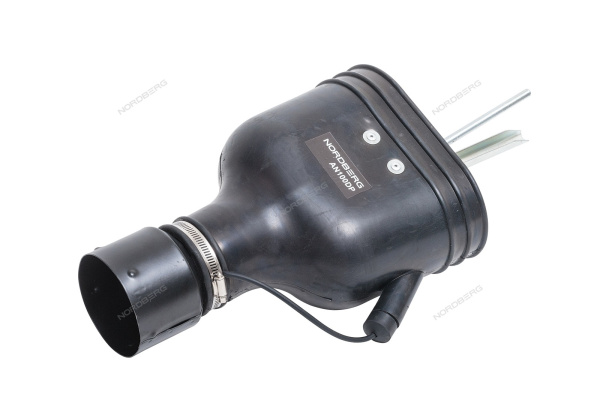 НАСАДКА резиновая овальная с внутр. фикс. на шланг D=100мм nordberg an100dp