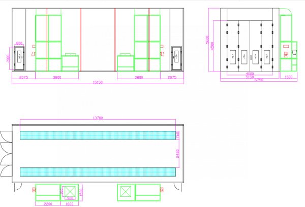 Окрасочно-сушильная камера industrial