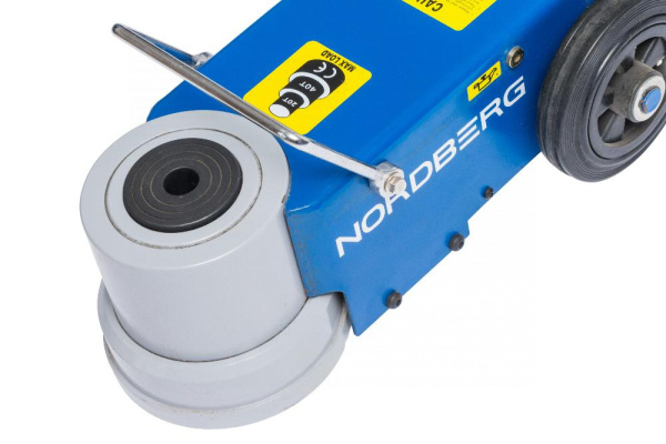 Домкрат пневмогидравлический подкатной двухштоковый, 20/40 т n402