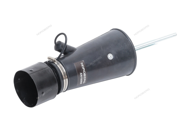 НАСАДКА резиновая круглая с внутр. фикс. на шланг D=100мм nordberg an100rp