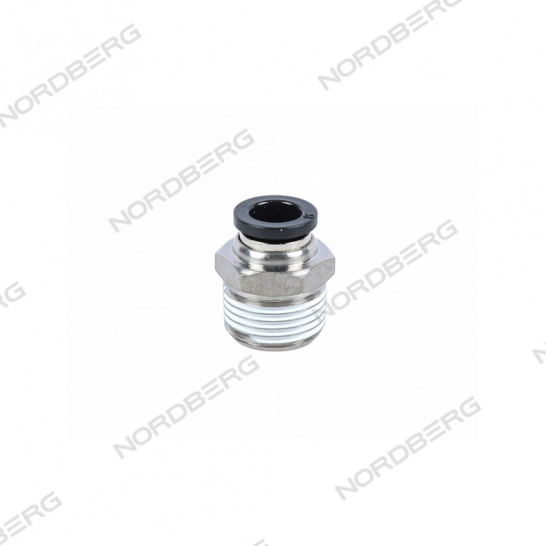 Фитинг прямой трубка 8мм резьба 3/8inch (Дюйм) qpc8-03