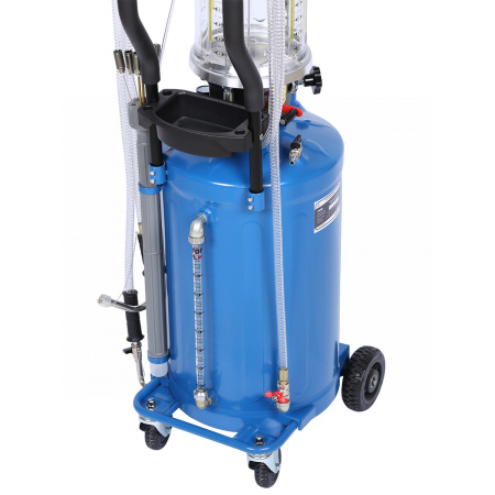 Установка для сбора масла пневматическая, 80 л, синяя (ст.арт 2380) 2380b