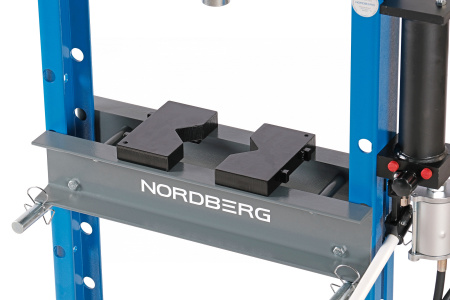 Пресс гидравлический, 20 т, ручной и пневмопривод n3620al