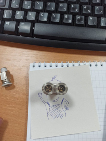 Фитинг Y-образный, разъем 8-1/8 (пластик) 0306001 0306001 0306001