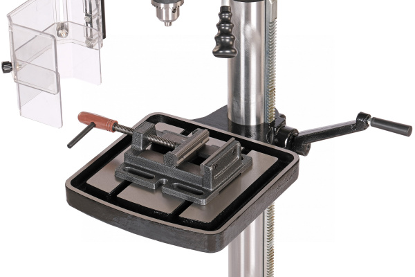 Станок сверлильный профессиональный (750 Вт, 25 мм, 5 скоростей, нарезание резьбы, тиски) nd25116p