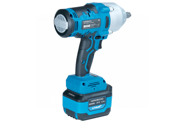 Гайковерт аккумуляторный, 1/2inch (Дюйм), 20 В, 1000 Нм, с аккумулятором 6А и зарядным устройством ne810k
