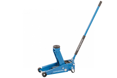 Домкрат подкатной 3 т с резиновой насадкой, быстрый подъем n3203