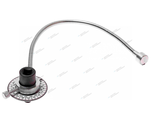 Шкала доворотная стальная с магнитным креплением 1/2inch (Дюйм) 360 градусов, цена деления 2 градуса, длина 418мм jtc-4613