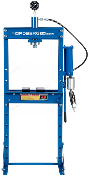 Гидравлический пресс, 20 т, разборная рама n3621al
