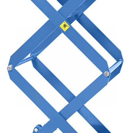 Стол подъемный гидравлический, 300 кг, двойные ножницы, синий n3t301b