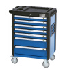 Тележка инструментальная, 7 выдвижных ящиков, синяя t7n(b)