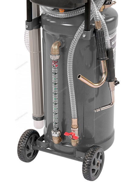 Установка для сбора масла пневматическая, 30 л, серая (ст.арт.2330-BC) 2330g