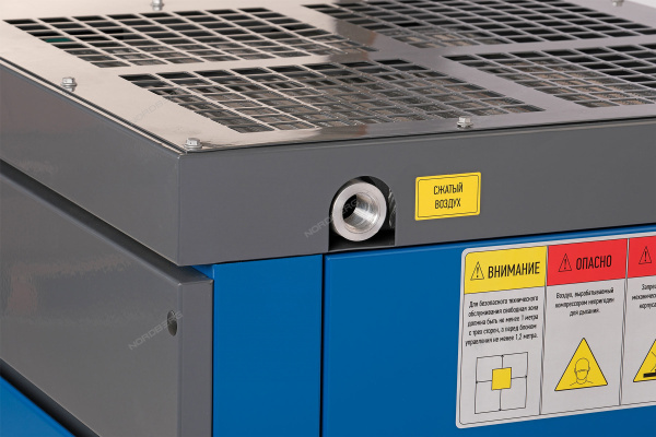 Компрессор винтовой, 11 кВт, 1550 л/мин, 10 бар, IP23, без ресивера ncb15