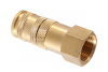 Разъем inch (Дюйм)мамаinch (Дюйм) быстросъемный - резьба F1/2inch (Дюйм), с фиксатором, латунь npf34b