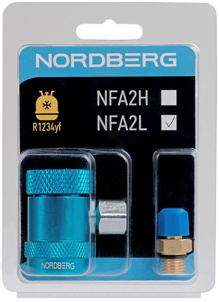 Муфта быстросъемная R1234yf низкое давление, синяя nfa2l