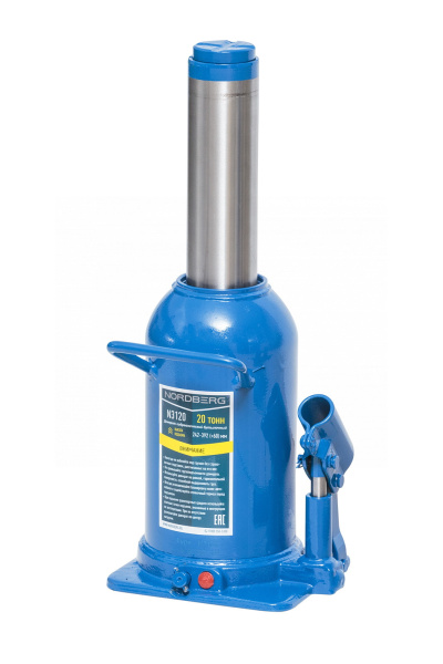 Домкрат бутылочный, 20 т n3120
