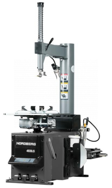 Станок шиномонтажный полуавтомат, двухскоростной, усиленный отжим, 380 В, серый 4639,5
