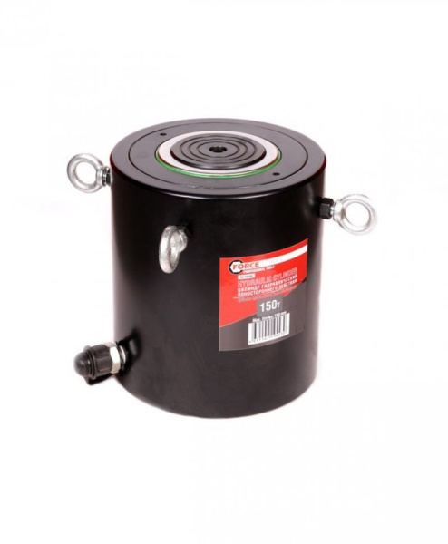 Цилиндр гидравлический 150т (ход штока-100мм, Ø штока-115мм,общий Ø-205мм, L-232мм, 700bar) fk-yg150100