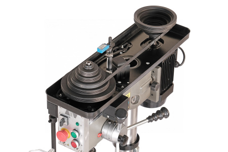 Станок сверлильный профессиональный (750 Вт, 25 мм, 5 скоростей, нарезание резьбы, тиски) nd25116p