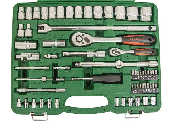 Набор инструмента (90 предметов) СТАНКОИМПОРТ НАБ.14.12.90 наб.14.12.90