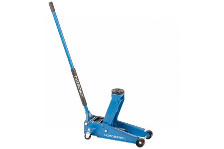 Домкрат подкатной 3 т с резиновой насадкой, быстрый подъем n3203