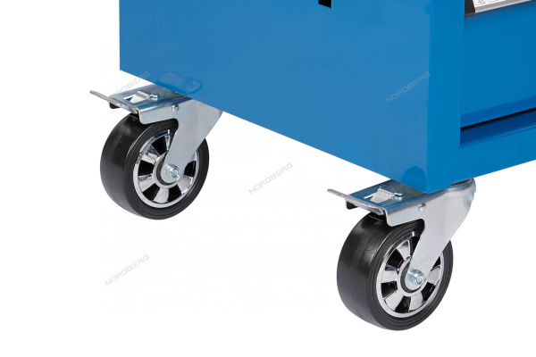 Тележка NORDBERG 7 выдвижных ящиков с набором инструментов TOLSEN BOXER, 157 предметов t8+tt85415-157