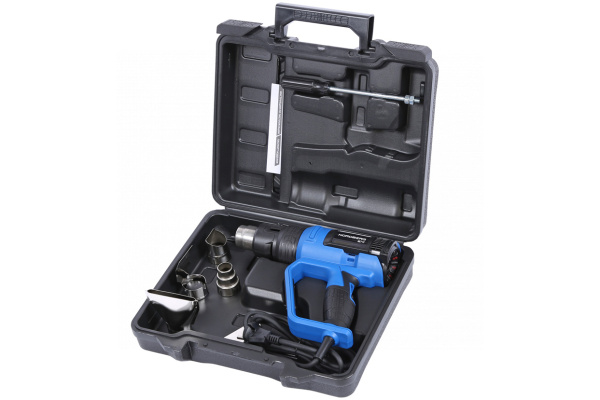 Фен, 4 насадки, в кейсе, 50-600 °С, 2000 Вт ne719