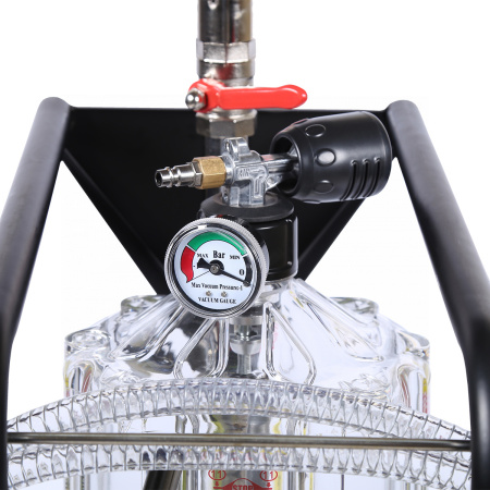 Установка для сбора масла пневматическая, 80 л, серая (ст.арт.2380) 2380g