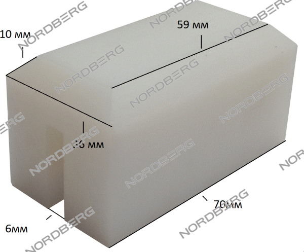 Блок скольжения для N4122A-4T x002062 (2c-301)