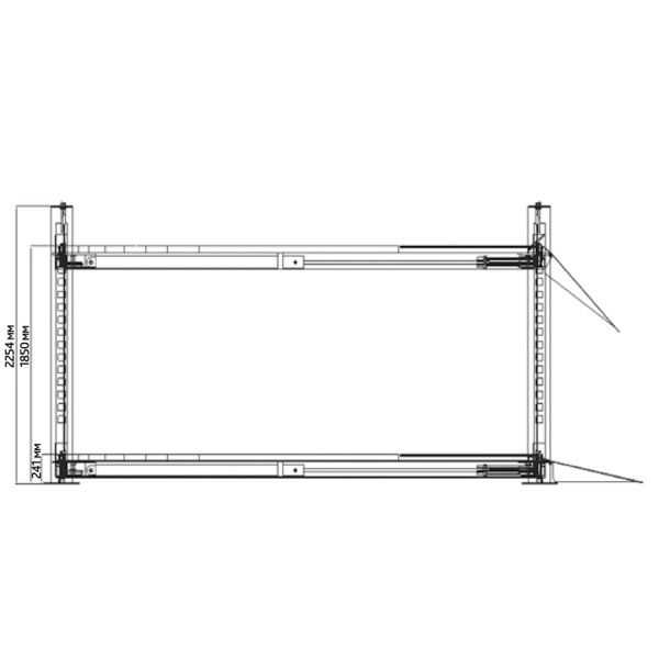Подъёмник4-х стоечный под сход-развал 4.0т, ПГ4-4.0 пг4-4.0