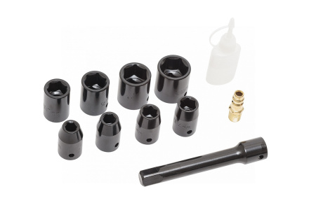 Пневмогайковерт ударный 1/2inch (Дюйм), 850 Нм, с головками в кейсе np14085k
