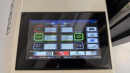 HL100 TOUCH Прибор для регулировки света фар цифровой с сенсорным экраном 10inch (Дюйм) и 2-мя лазерами, арт. 03.011.30