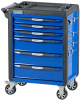Тележка инструментальная, 6 выдвижных ящиков, с системой защиты от опрокидывания, синяя t6p(b)