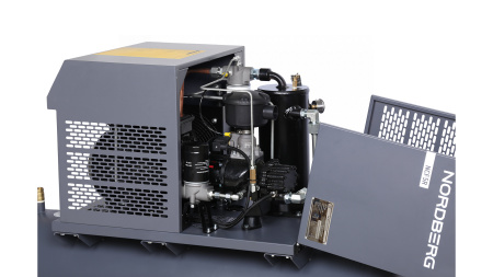 Компрессор винтовой, 4 кВт, 10 бар, 450 л/мин, ресивер 180 л ncf5r