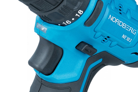 Шуруповерт аккумуляторный макс. Ø сверла 10 мм, 12 В, 30 Нм, 2 аккумулятора и зарядное устройство ne103k+ne9012