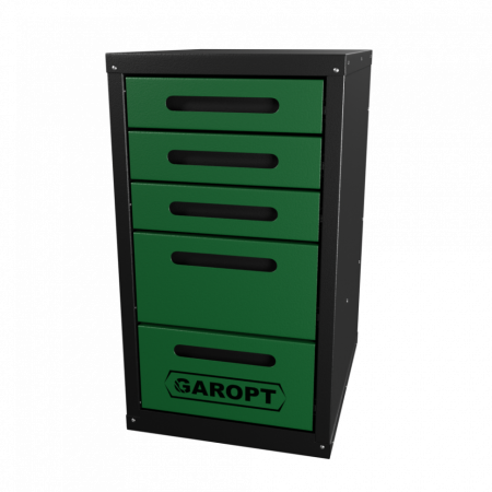 Тумба 5 ящиков для верстака GAROPT (ЗЕЛЕНАЯ) gty5.green