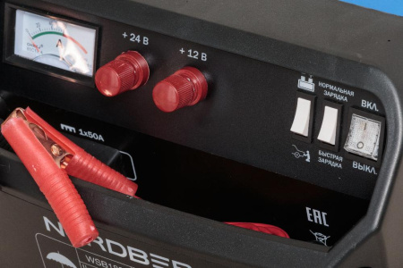 Пуско-зарядное устройство 12/24 В, 180 A wsb180