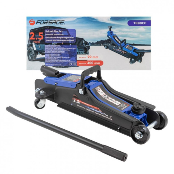 Домкрат подкатной гидравлический 2.5т. f-t830031