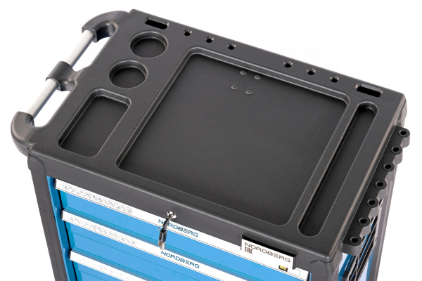 Тележка инструментальная, 6 выдвижных ящиков, синяя t6n(b)