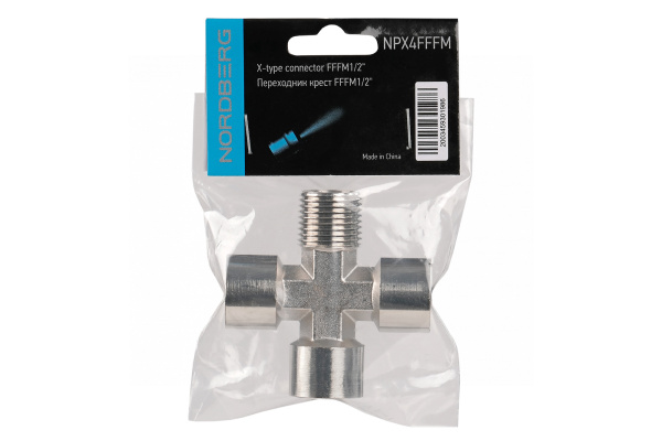 Переходник крест FFFМ1/2inch (Дюйм) npx4fffm