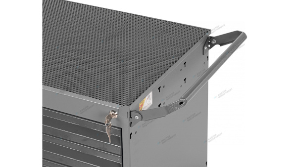 Тележка инструментальная, 5 выдвижных серых ящиков nt225 7012/7015