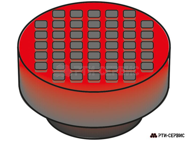 Накладка резиновая на домкрат подкатной ø42 h27 1005