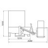 Машина для мойки колес KART, WULKAN 4x4HP 142987