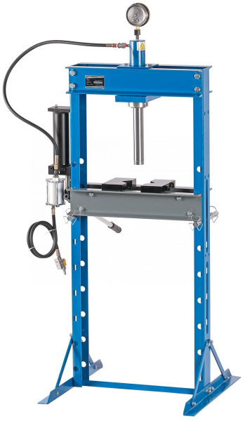 Пресс гидравлический, 20 т, ручной и пневмопривод n3620al