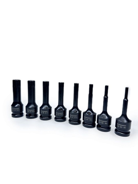 CS122489 Набор ударных головок XZN 1/2inch (Дюйм) (8 предметов) cs122489