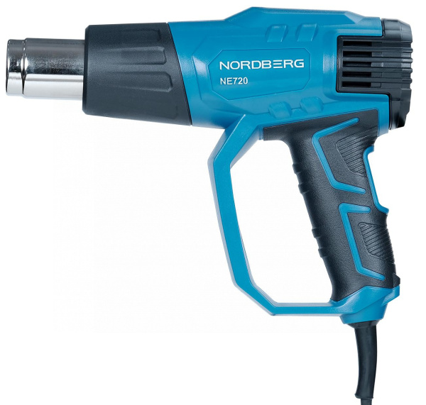 Фен с комплектом насадок, 70-600 °С, 2000 Вт ne720k