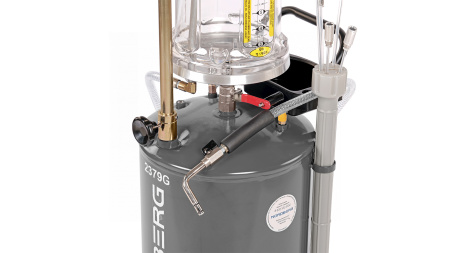 Установка для сбора масла пневматическая, 65 л, серая (ст.арт.2379) 2379g